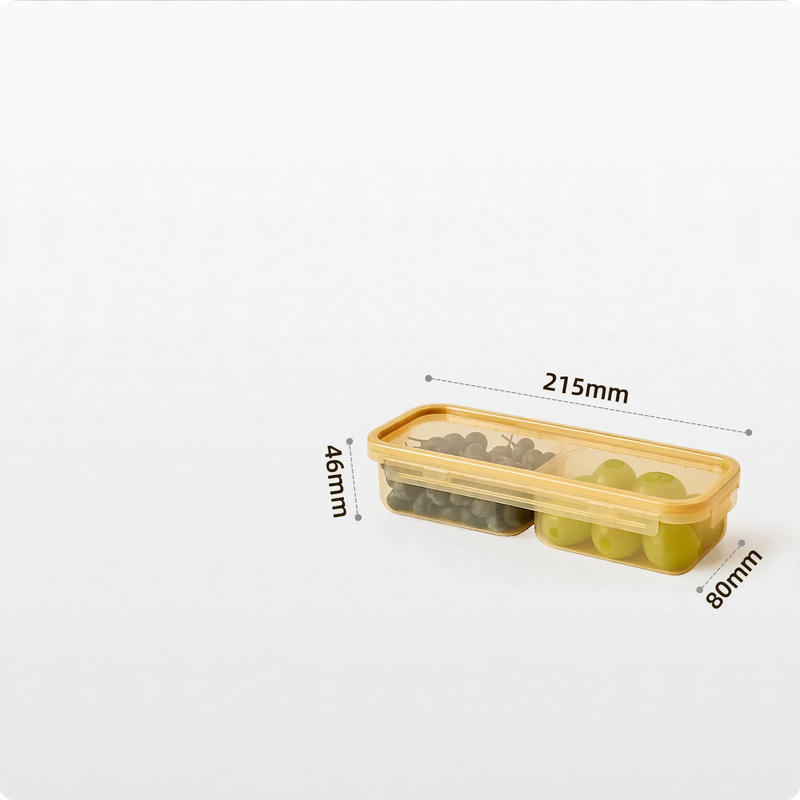 Frischhalteboxen aus Kunststoff, 200–900 ml