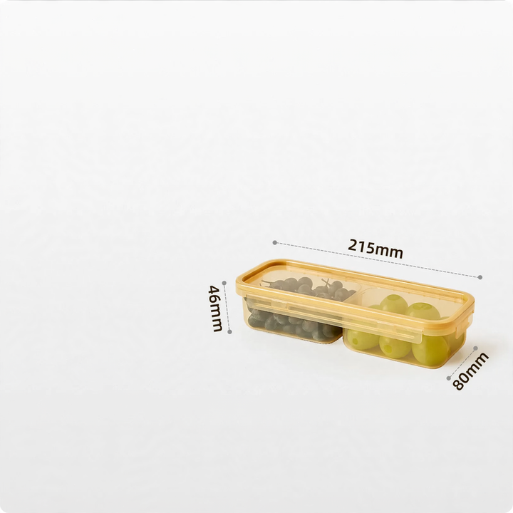 Frischhalteboxen aus Kunststoff, 200–900 ml