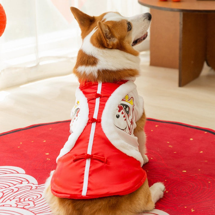 Neujahrspullover für Hunde und Katzen, Fleece