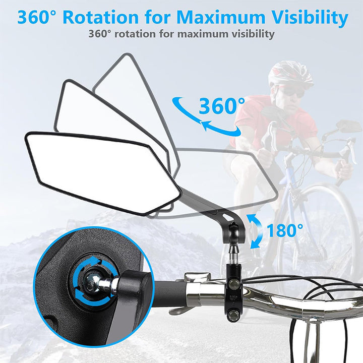 Fahrrad-Rückspiegel KS-0804, 360° verstellbar