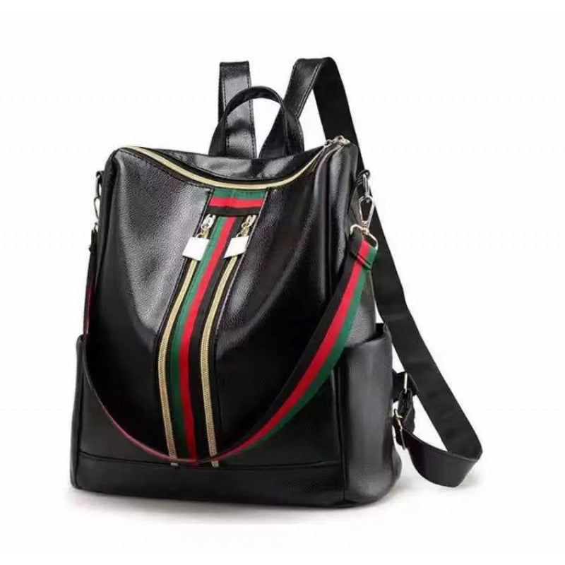 PU-Rucksack für Damen, Freizeit und Reisen