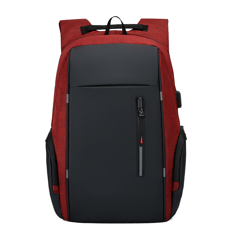 Geschäftsrucksack mit USB, 20–35 L, Oxfordstoff