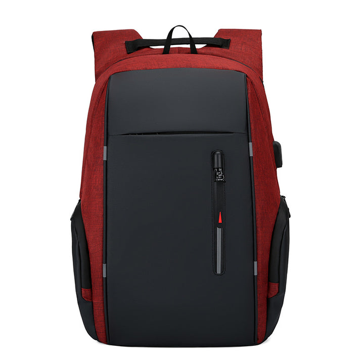 Geschäftsrucksack mit USB, 20–35 L, Oxfordstoff