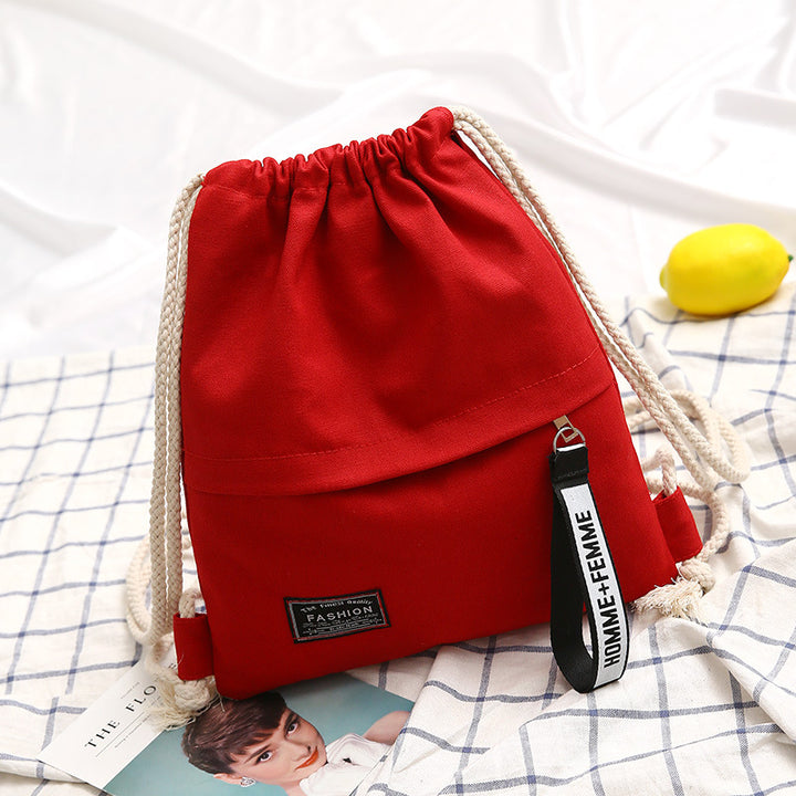 Leichter Rucksack aus Baumwollstoff