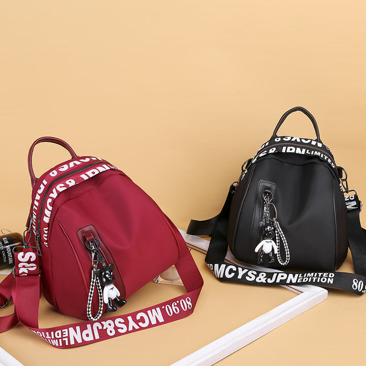 Baumwoll-Rucksack für Damen, vielseitig, Streetwear-Stil