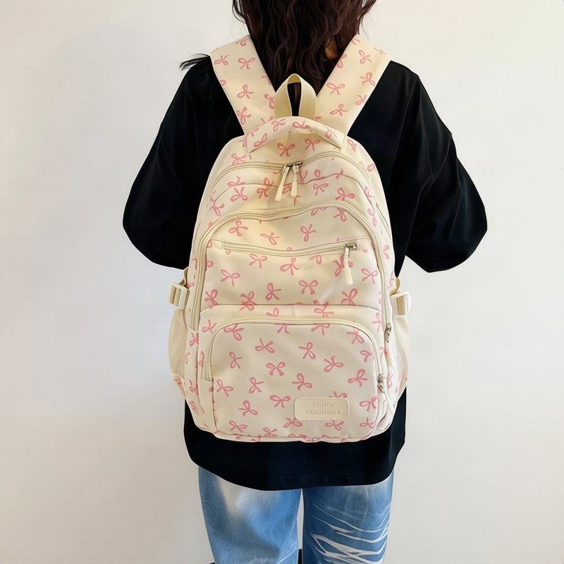 Rucksack aus Nylon, großes Fassungsvermögen, modernes Design
