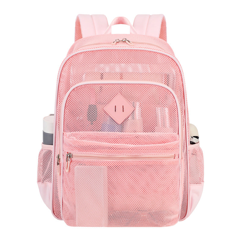 Oxford-Rucksack mit Netzstoff, 20–35 L, atmungsaktiv