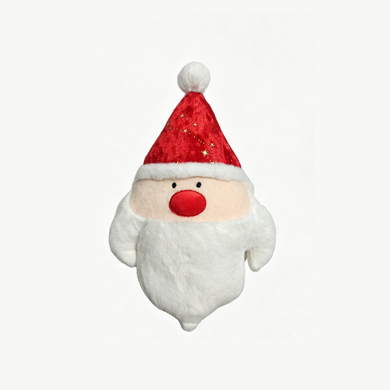 Weihnachts-Plüschtiere und Dekokissen, verschiedene Motive