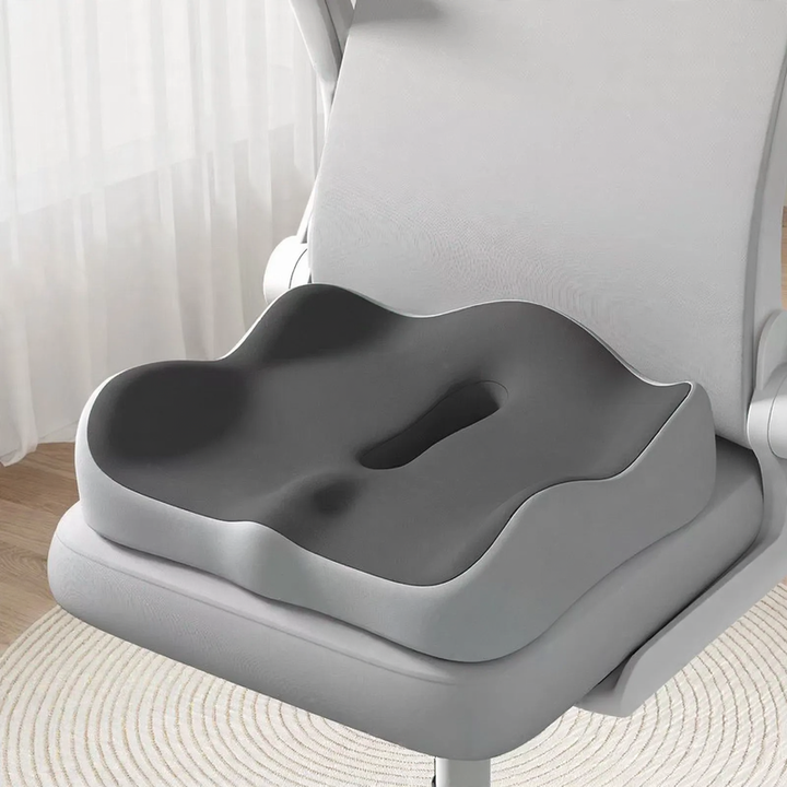 Sitzkissen mit Lendenstütze, Memory-Foam
