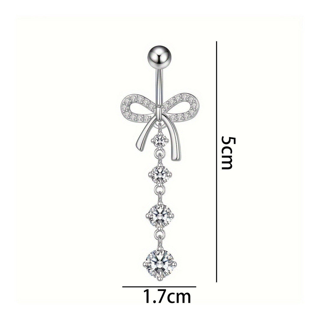 Titan-Piercingstab, flache Basis, Innengewinde