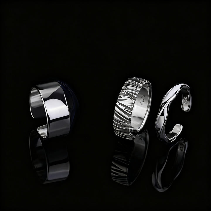 Offener Ring, verstellbar, Zinklegierung