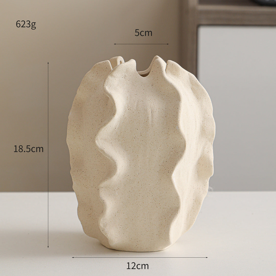 Keramik-Vase Flower, modern