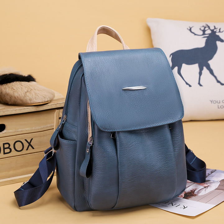PU-Rucksack, Uni-Farbe, geschäftlich und casual