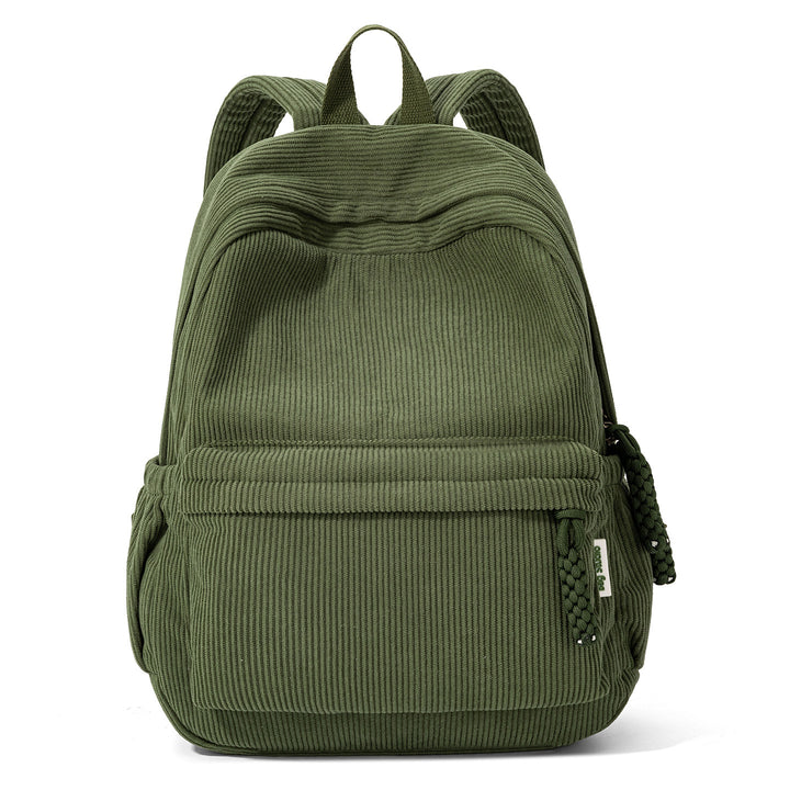 Großer Rucksack aus Cord, 40×29 cm