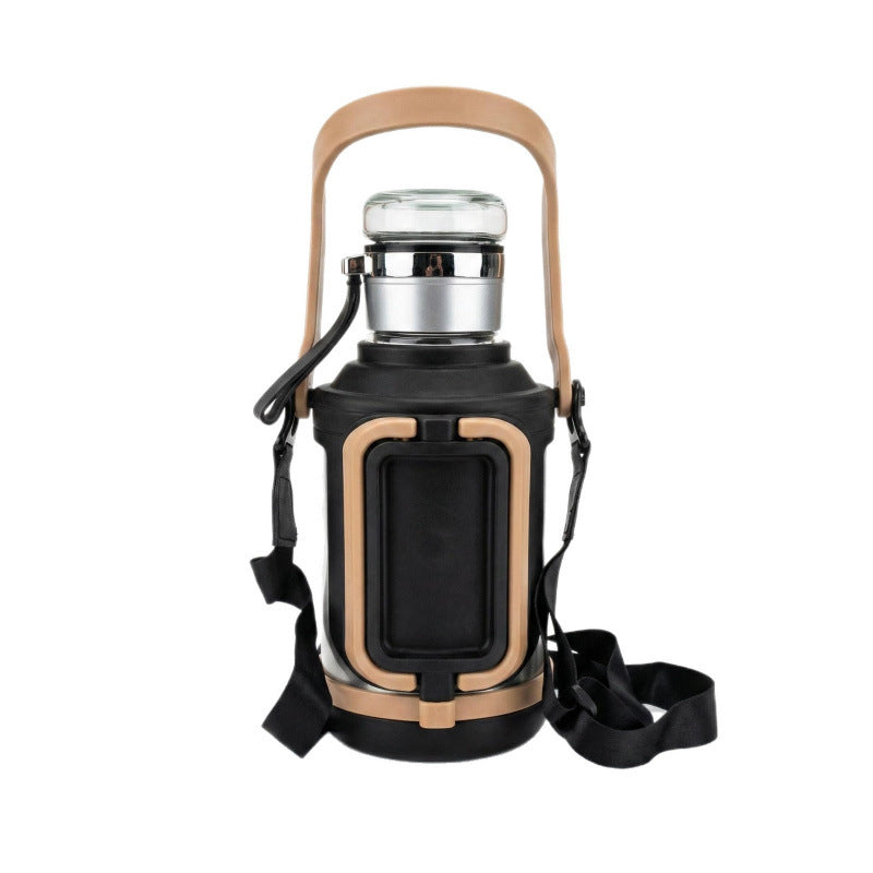 Glastee-Flasche mit Sieb, 750–2000 ml