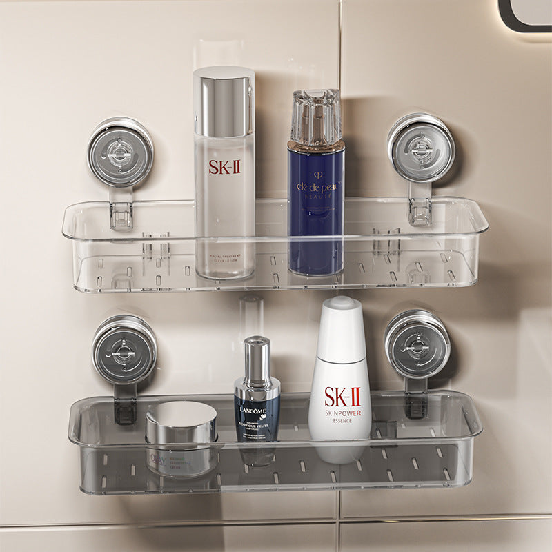 Badezimmer-Ablage mit Saugnapf, wandmontierbar