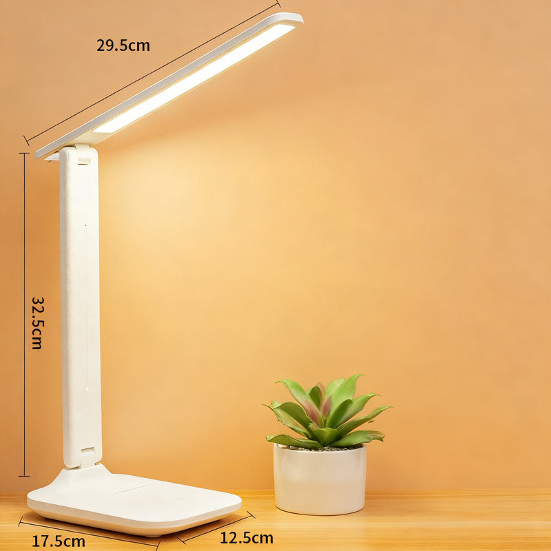 Klappbare LED-Schreibtischlampe mit USB-Anschluss