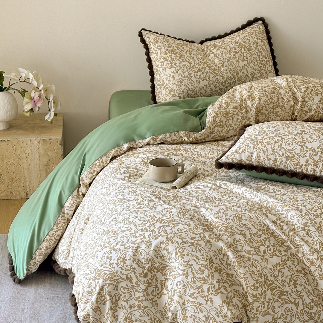 Baumwoll-Bettwäsche-Set, Mutter-Baby-Qualität, Blumenmuster