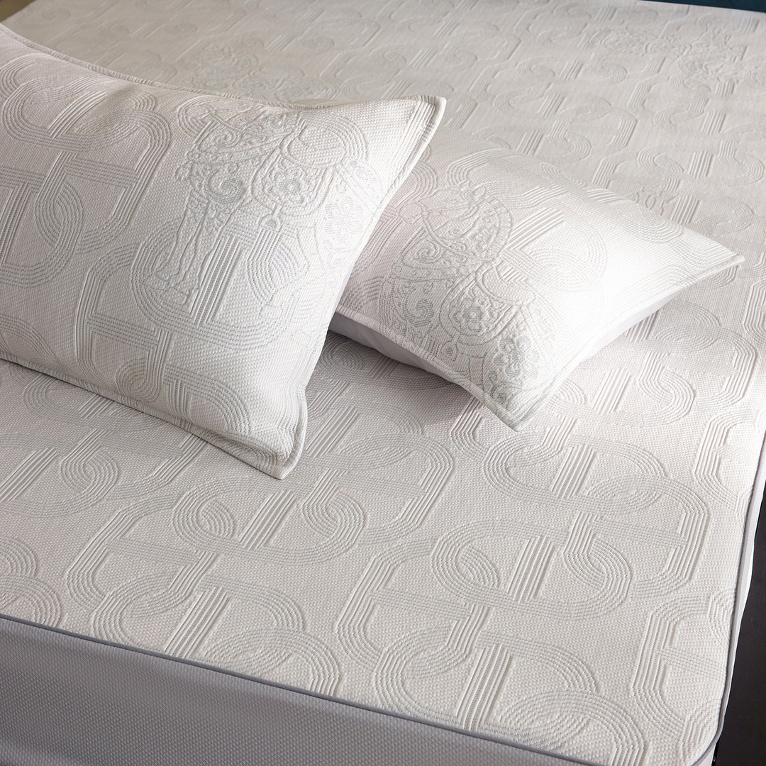 Kühlmatte aus Eismatte und Rattan, 150×200 oder 180×200 cm