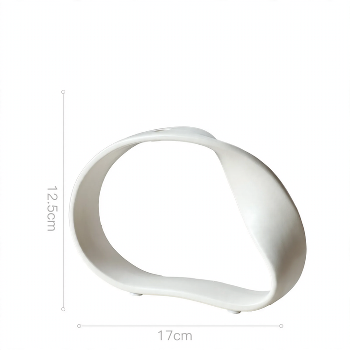 Geometrische Keramik-Vase, nordisches Design