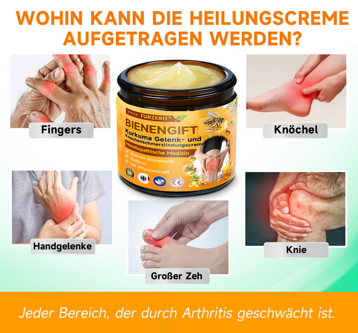 Bienen-Vital-Creme | Schnelle Schmerzlinderung | Karnz