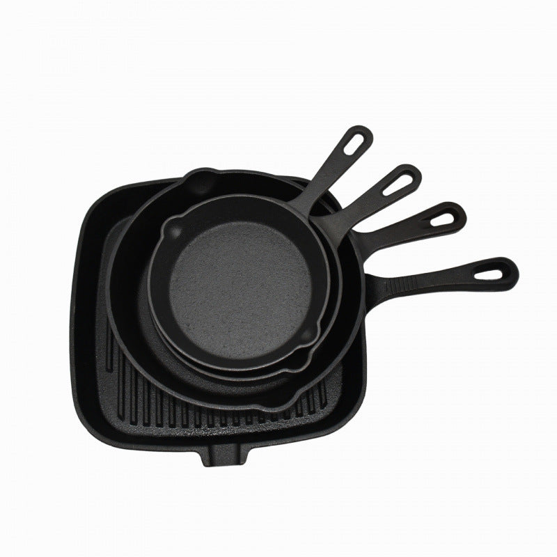 Gusseisen-Bratpfannen-Set, 5-teilig