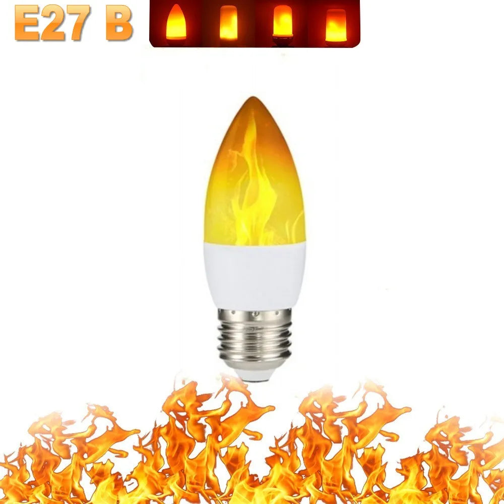 LED FLAME LIGHT PARTY LAMP - 4 MODI FEUER SIMULATION | Karnz