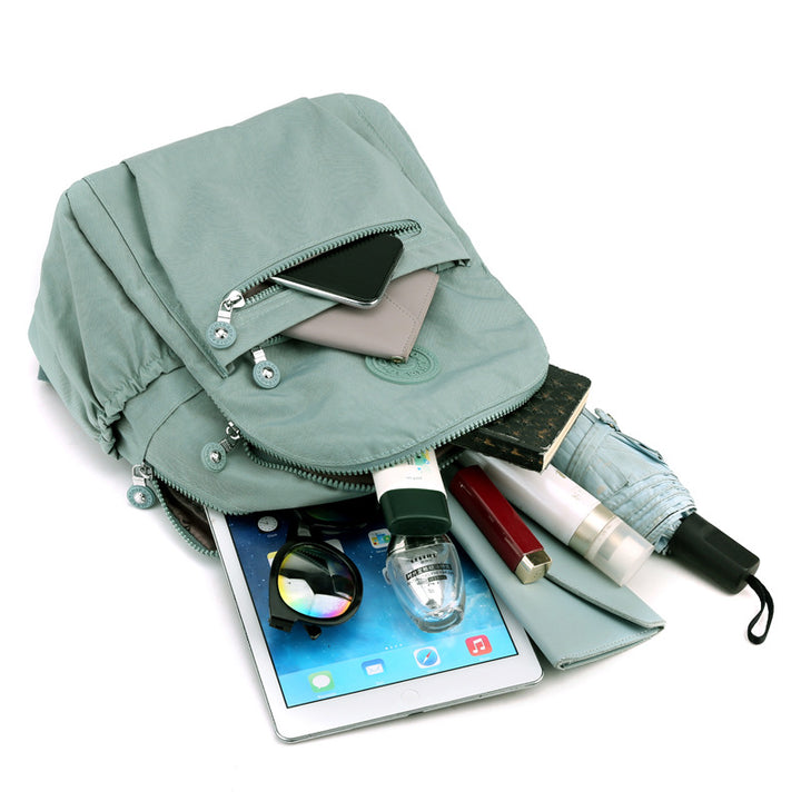Damen-Rucksack, Nylon, abriebfest, große Kapazität