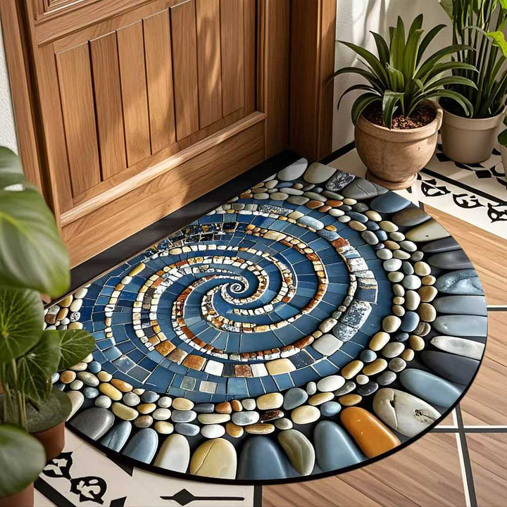 Türmatte aus Kieselgur, quadratisch, rutschfest