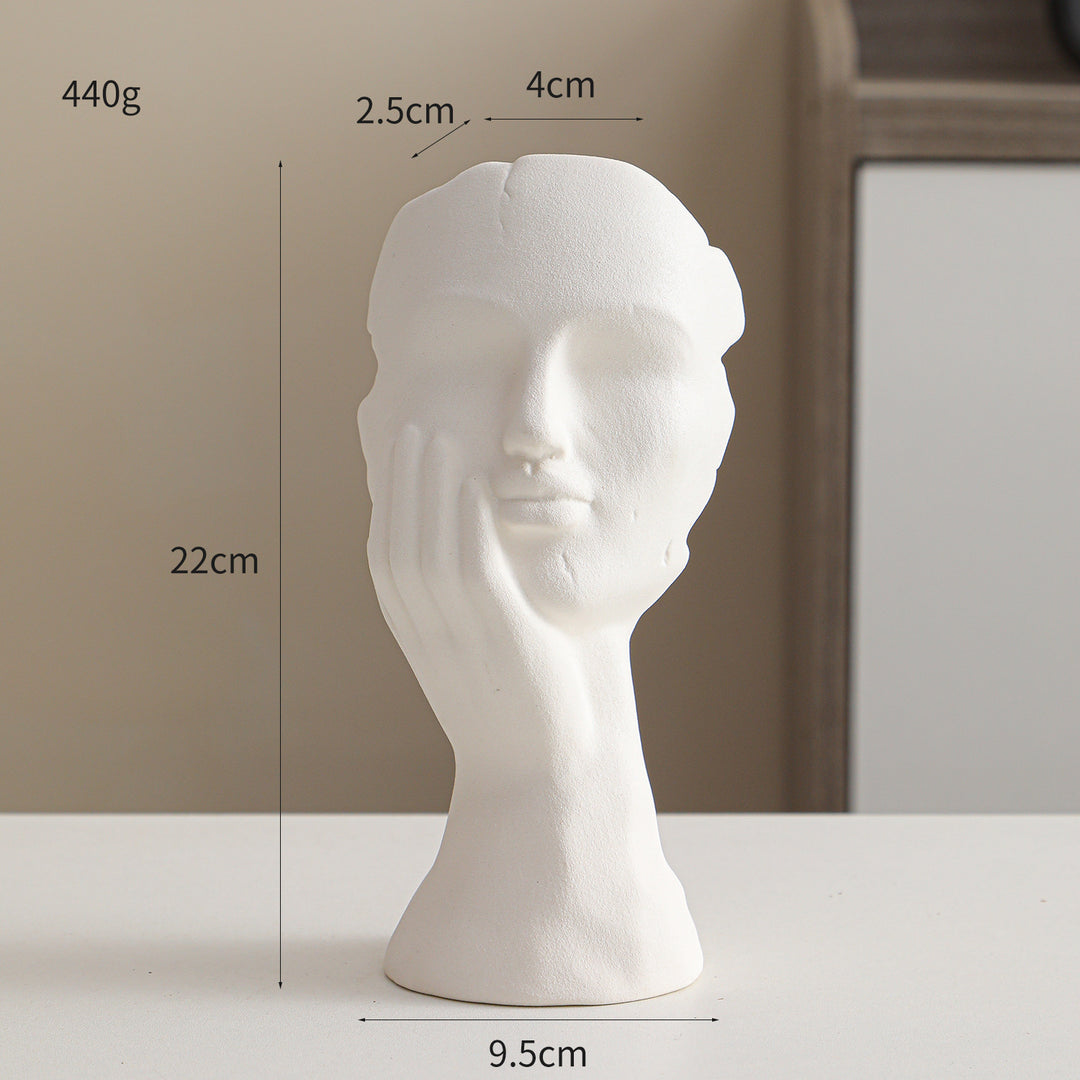 Keramik-Vase Flower, modern