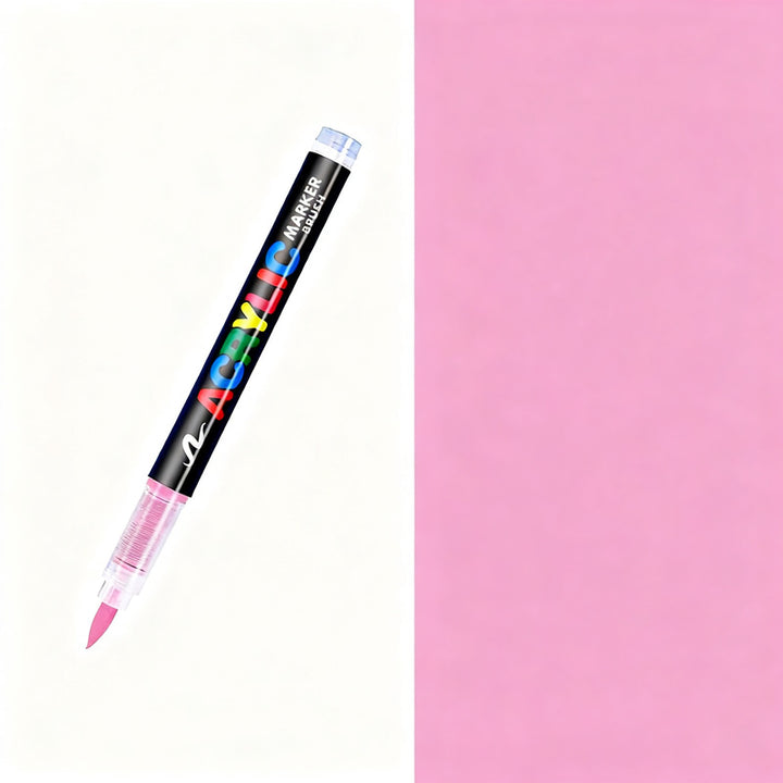 Acrylmarker-Set, 12–168 Farben, direkt befüllt