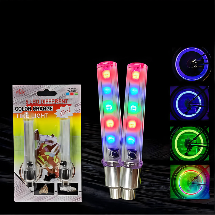 Fahrrad-Speichenlicht mit 5 LEDs
