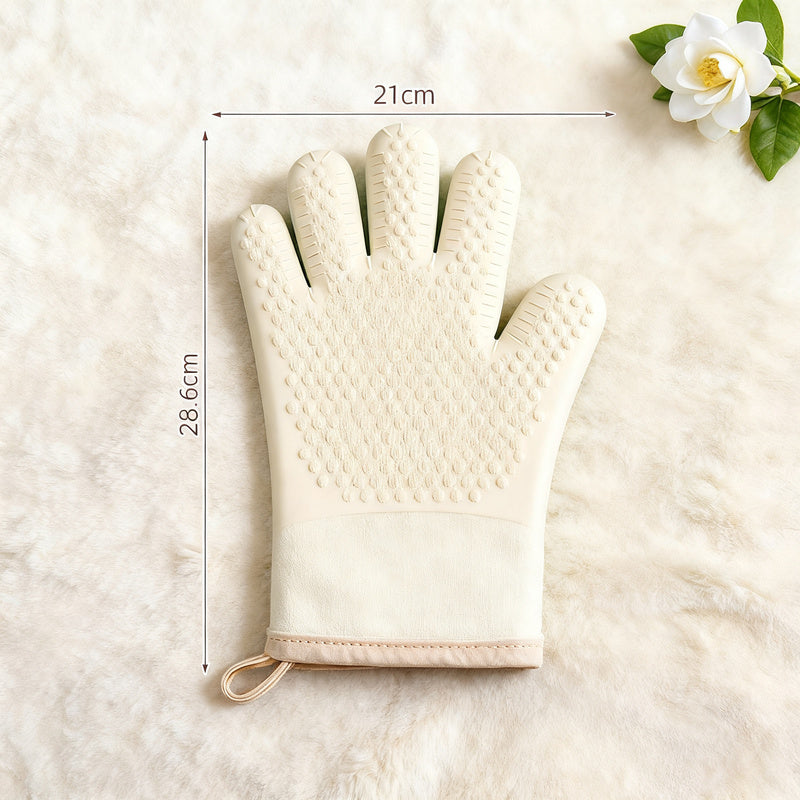 Silikon-Ofenhandschuhe, rutschfest, verschiedene Stärken