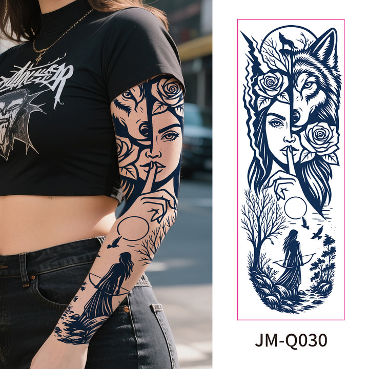 Temporäre Tattoo-Aufkleber, verschiedene Motive