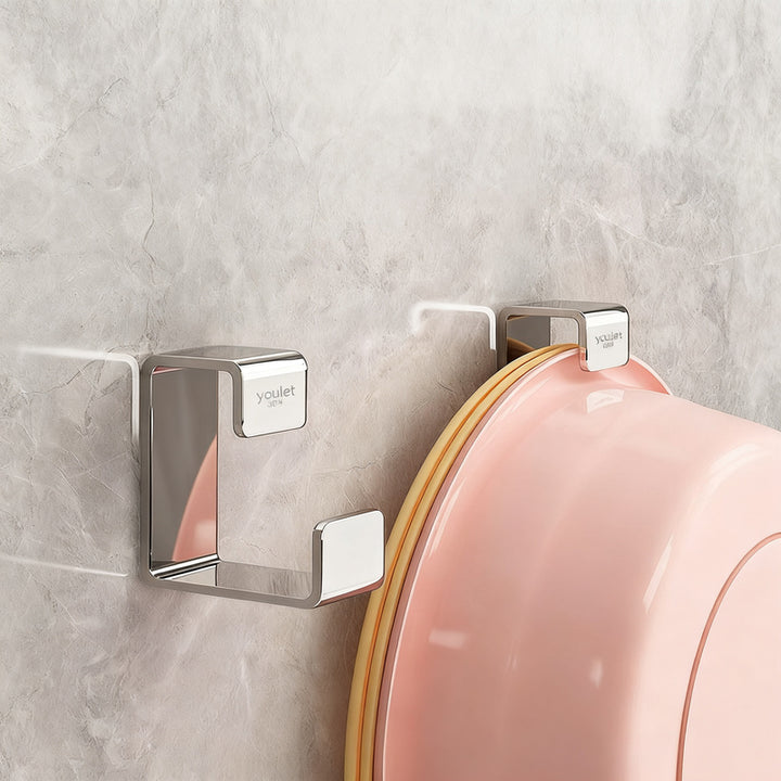 Edelstahl-Aufhängehaken für Waschbecken