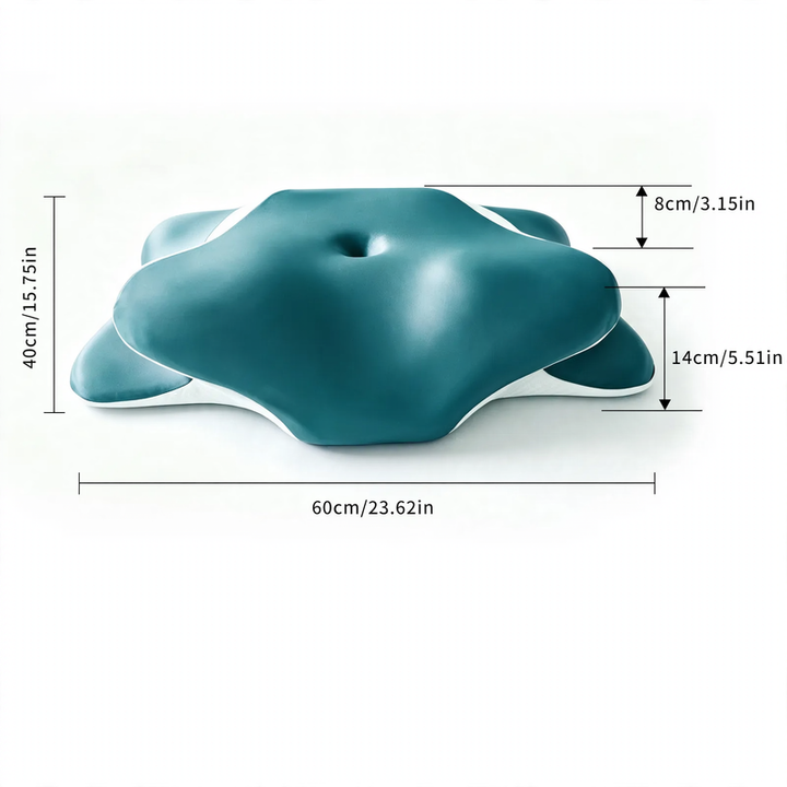 Nackenstützkissen aus Gedächtnisschaum, Schmetterlingsform