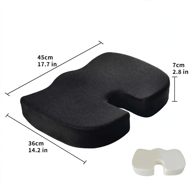 Gel-Sitzkissen mit Memory-Foam, 45×36×7 cm