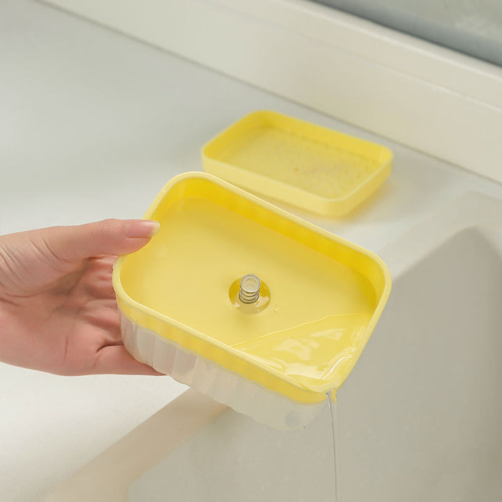 Spülmittelspender mit Schwammhalter