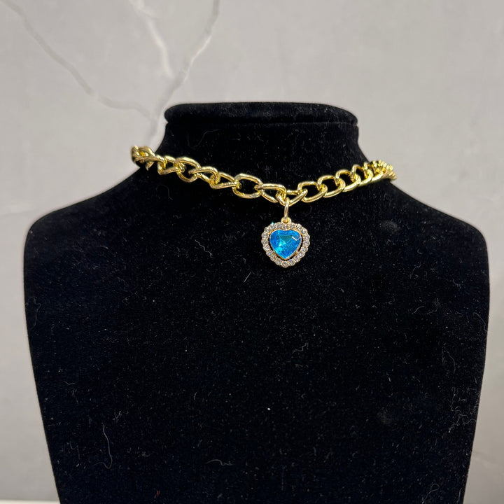 Halsband mit Kristallen und Perlen für Katzen und Hunde