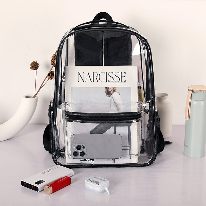 Transparenter PVC-Rucksack, wasserdicht