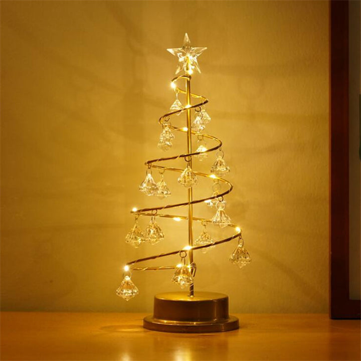 Kristallbaum-Nachtlicht mit LED