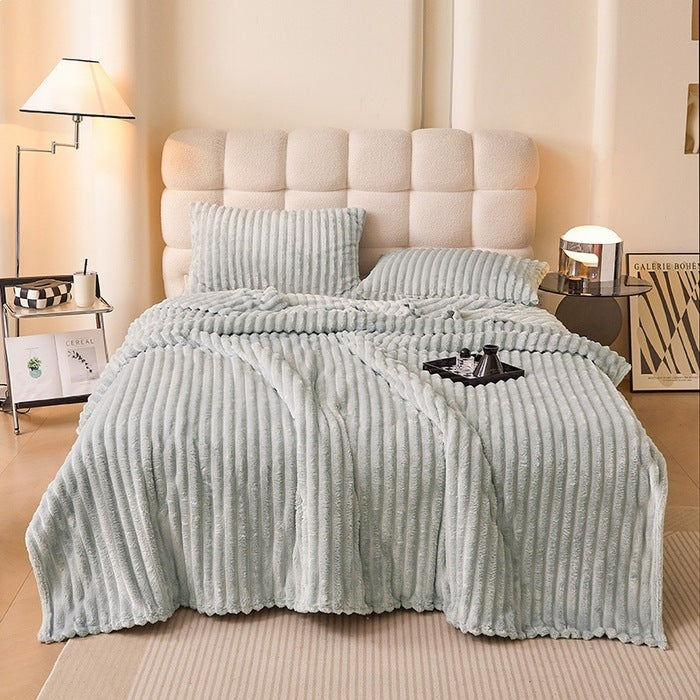 Fleece-Wolldecke, 800–1000 g, vier Jahreszeiten