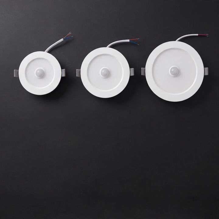LED-Einbauleuchte mit Bewegungsmelder, verschiedene Sensoren