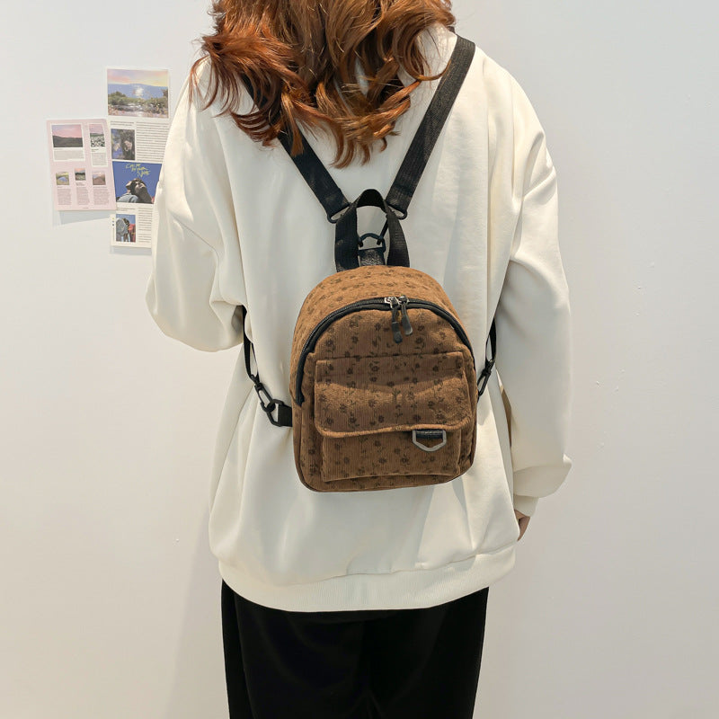 Rucksack aus Cord, zeitlos und strapazierfähig