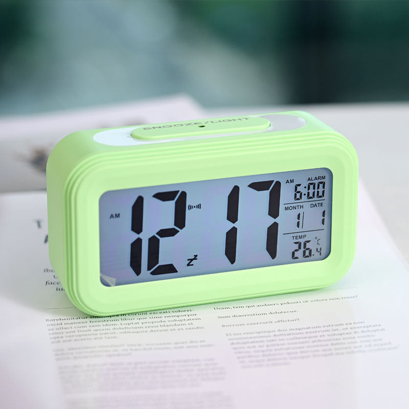 Digitale Wecker-Leuchte mit LED-Display