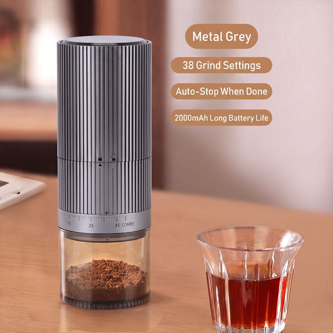 Tragbare elektrische Kaffeemühle mit Akku
