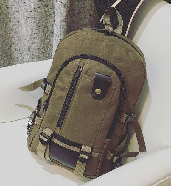 Rucksack aus Leinwand, groß und vielseitig