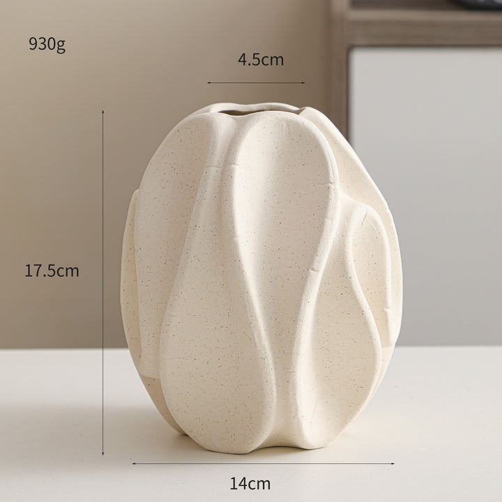 Keramik-Vase Flower, modern