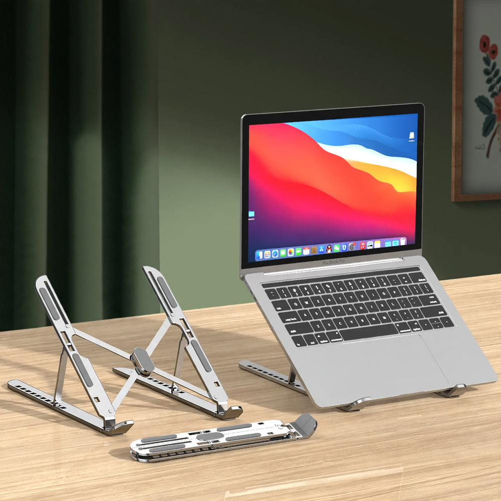 Aluminium-Laptop-Ständer, 10-stufig verstellbar