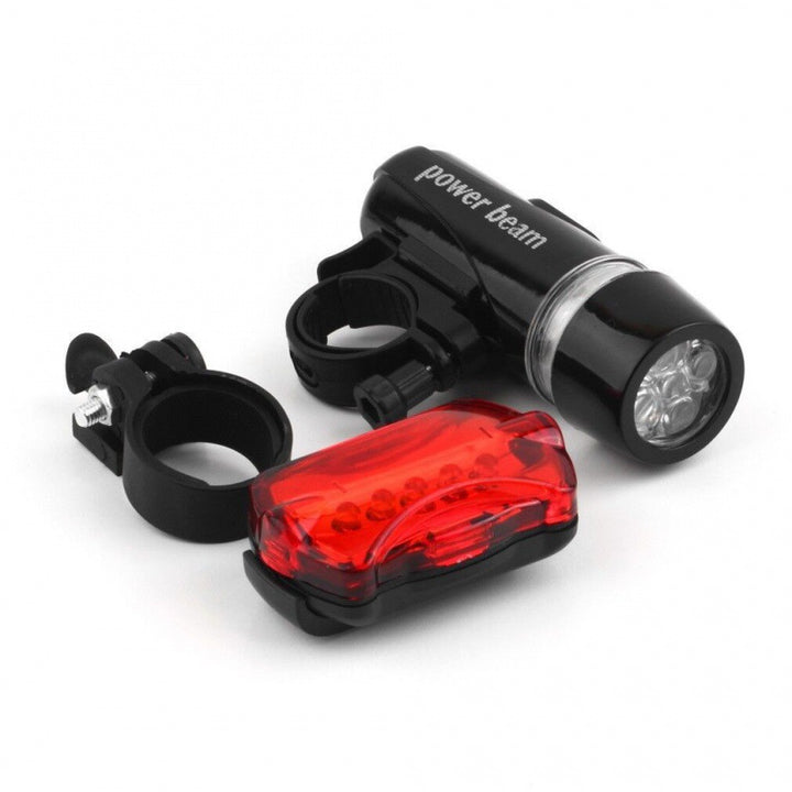 Fahrradlicht-Set mit LED-Frontlicht und Rücklicht